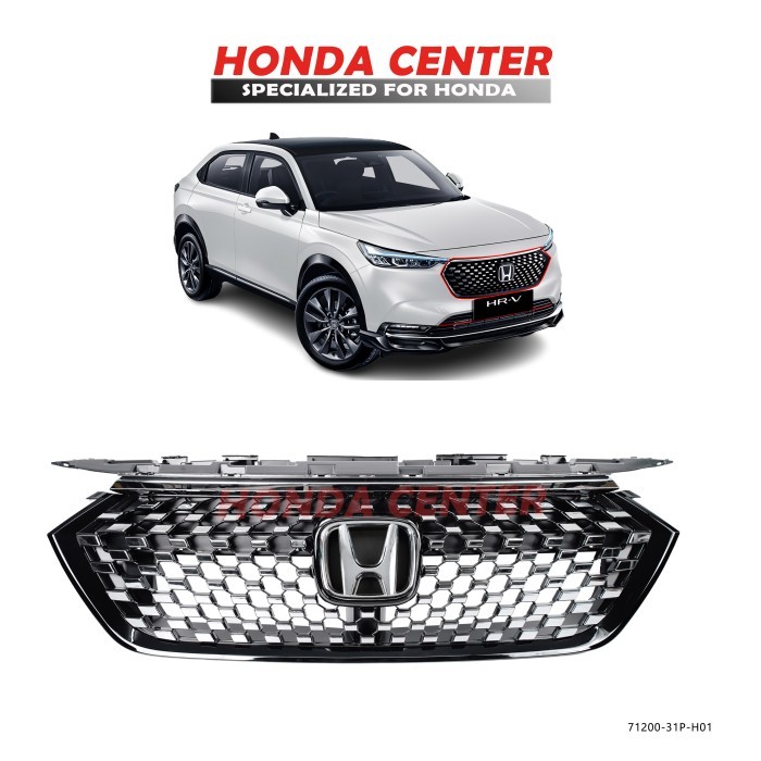 gril grille depan honda hrv 2022 2023 model vezel - NON RS