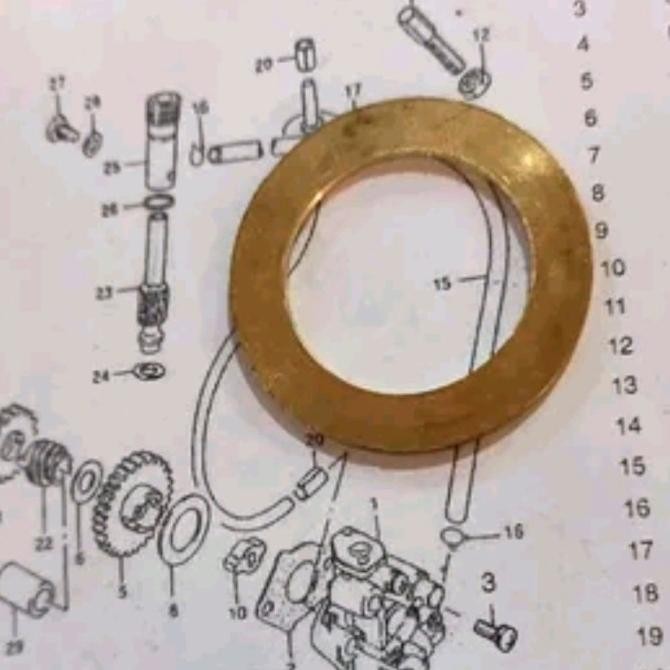 Ring gigi pompa Oli Suzuki Ts125 ring ganjal gigi pompa oli Suzuki Ts125 ring pompa oli Suzuki Ts125