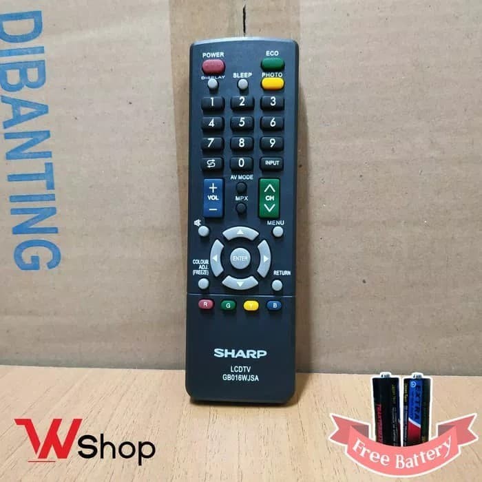 REMOT TV LCD/LED SHARP - ORI/ORIGINAL - TELEVISION REMOTE