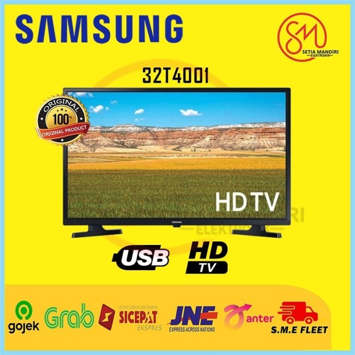 JNE - SAMSUNG 32T4001 LED TV 32 INCH DIGITAL USB HDMI - UA32T4001AKXXD