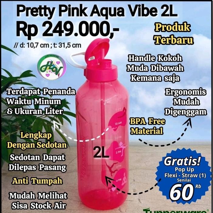 Eco 2L Tupperware 1Pcs Botol Minum Tupperware Terlaris