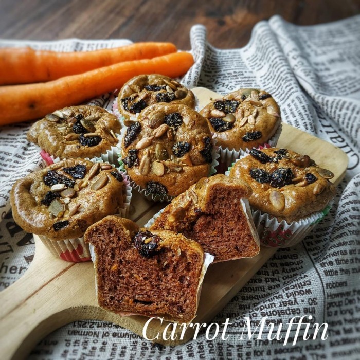 

Keto / Debm Homemade Carrot Muffin Non Dairy / Sugar/ Gluten Free