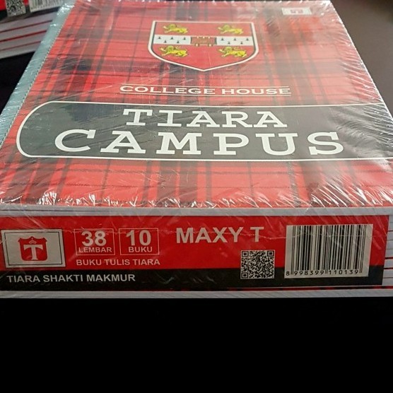 

PROMO SPECIAL BUKU TULIS TIARA CAMPUSS MAXY 38 (PER PAK) KODE 1405