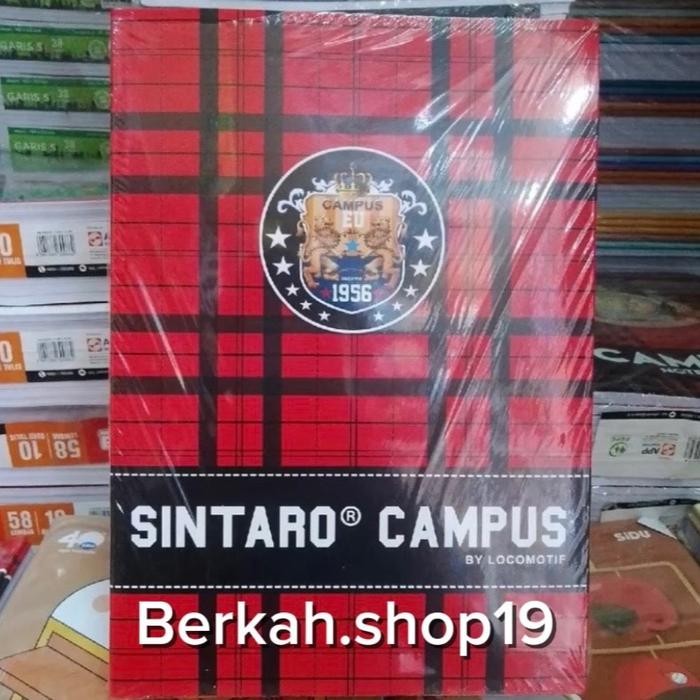 

BOOM SALE 1 PACK ISI 10 PCS BUKU TULIS CAMPUS SINTARO ISI 50 LEMBAR KERTAS PUTIH BY LOKOMOTIF PAPER