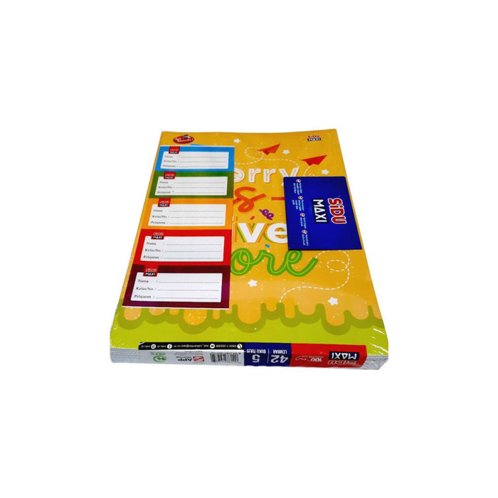 

TERPERCAYA BUKU TULIS SIDU MAXI 42 LEMBAR 1 PACK ISI 5 BUKU BOXY PANJANG ATK KODE 948