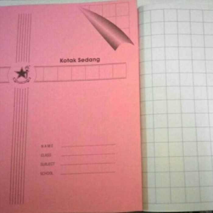 

LIMITED EDITION BUKU TULIS KOTAK MANDARIN SEDANG / BUKU KOTAK SEDANG (10PCS) KODE 1173