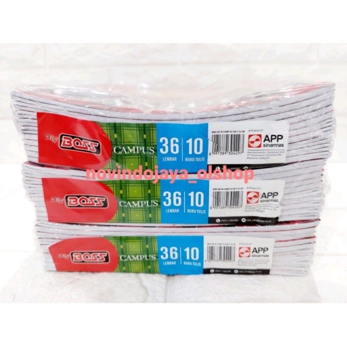 

FREE ONGKIR BUKU TULIS BIGBOSS CAMPUS 36 LEMBAR KODE 1269