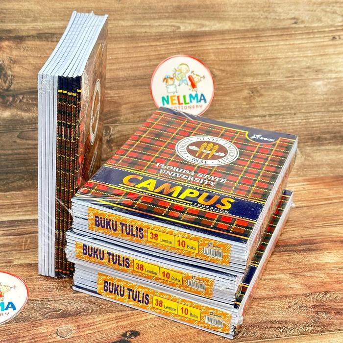 

BOOM SALE BUKU TULIS CAMPUS X-BOOK 38 LEMBAR ISI 10 BUKU CAMPUS UKURAN KECIL PAPER KODE 45