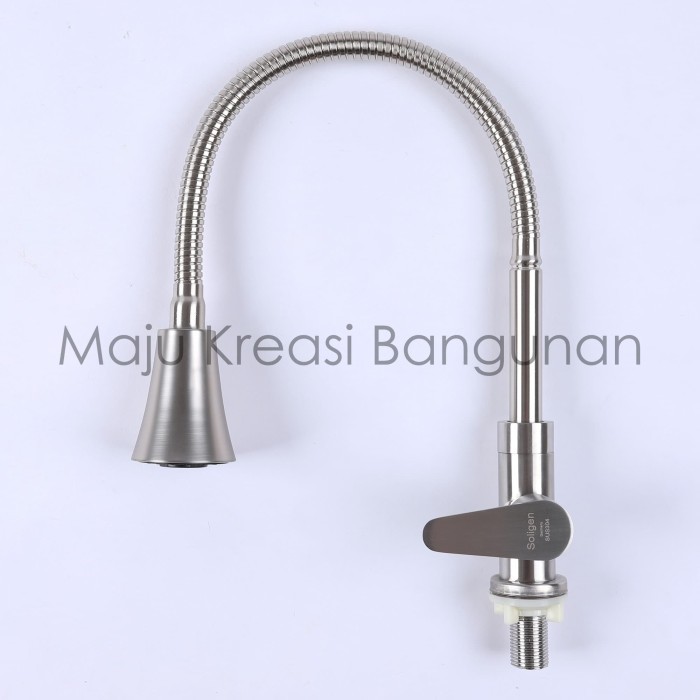 Kran Angsa Fleksibel SOLIGEN Stainless Keran Cuci Piring Flexible 505