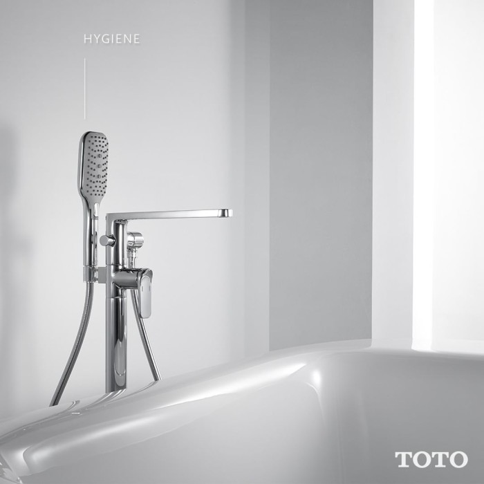 Kran Bath Tub Toto TX494SX Floor Standing Bath Tub Toto TX 494 SX
