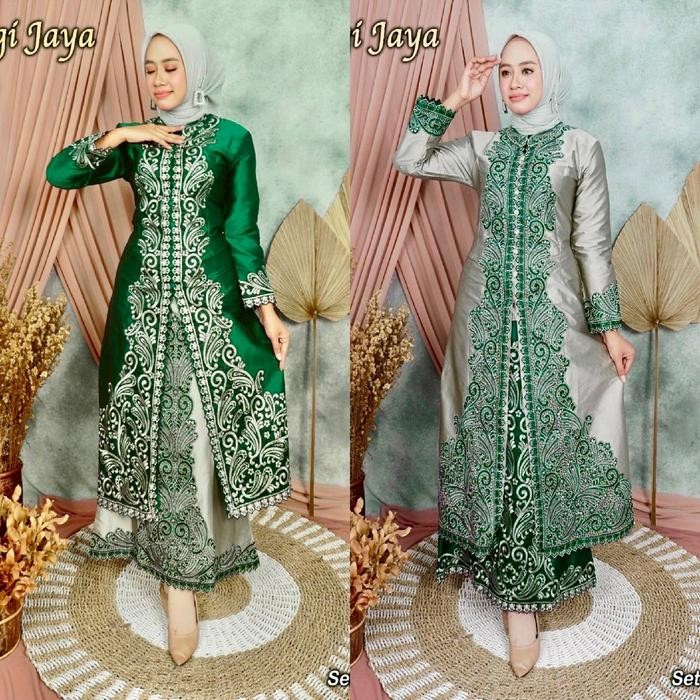 SET ROK KEBAYA JOM-JOM PELANGI JAYA