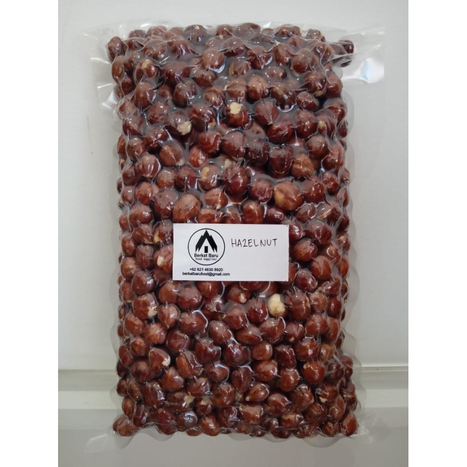 

PROMO Raw Hazelnut Natural / Kacang Hazelnut Mentah Natural 500 gram