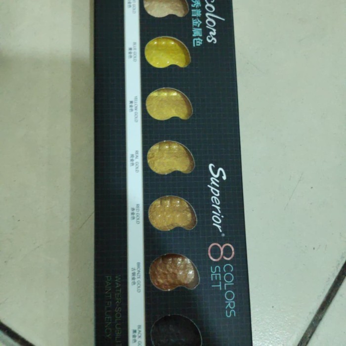 

Superior Metallic Gold Watercolor 8Clr (Starry Color) Best Seller