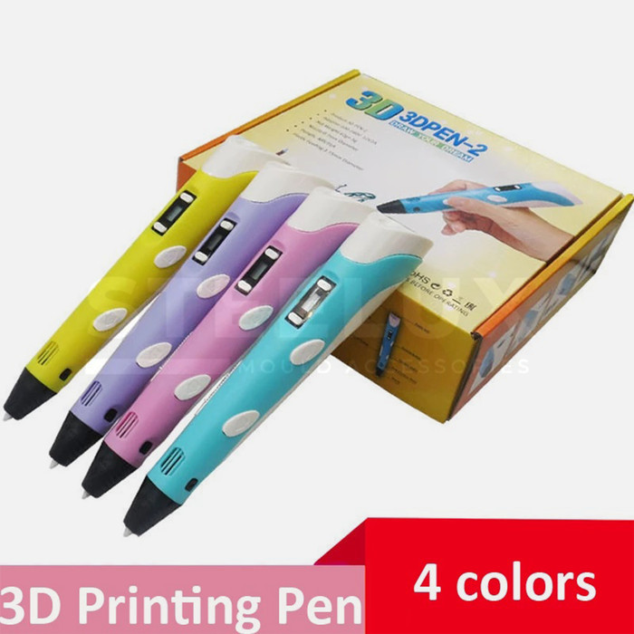 

3D Pen 5V / 12V Pena Generation 2 Stereoscopic 3 Dimensi / 3d Printing