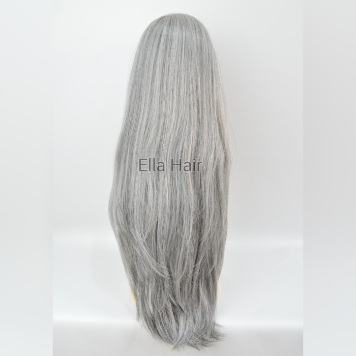 PROMO SHOPEE WIG HALF LACE RAMBUT PALSU WANITA HL026S SILVER CAESARSHOPID