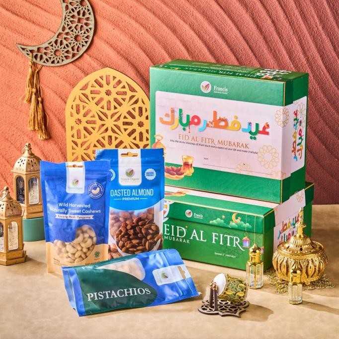 

New Trend!, Hampers Lebaran Premium Paket Iftar ( Almond, Pistachio & Cashew )