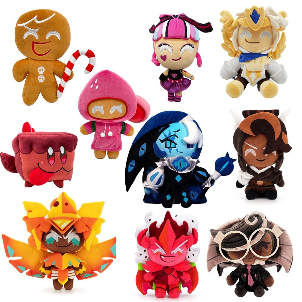【Ready】Cookie Run: Kingdom Dark Enchantress Cookie Baru Shadow Milk Cookie Plush Boneka Periferal Pe