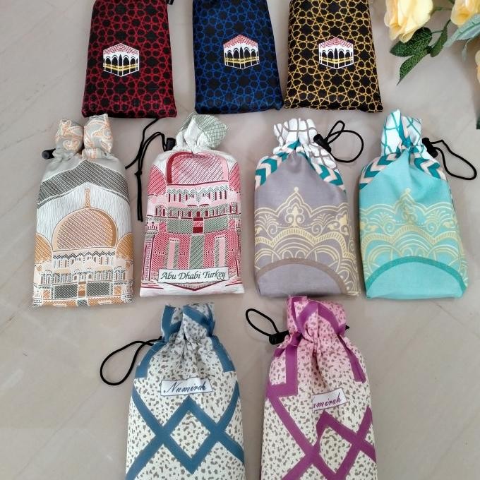 

Promo!, Hampers Lebaran Idul Fitri Mukena 2In1 Sajadah Tasbih Tote Bag -Trvl A