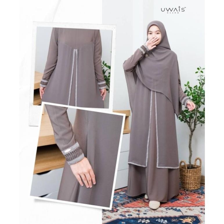 BAJU GAMIS SARIMBIT KELUARGA COUPLE FAMILY SET HAYA TUNA SERIES HUSNA HASNA DRESS HASAN KOKO LENGAN 