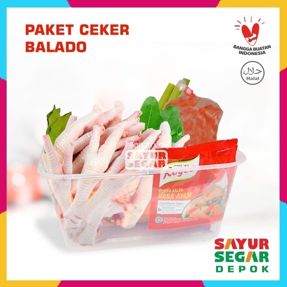 

Paket CEKER BALADO [1 Paket Sayur] SIAP MASAK - Ready to Cook