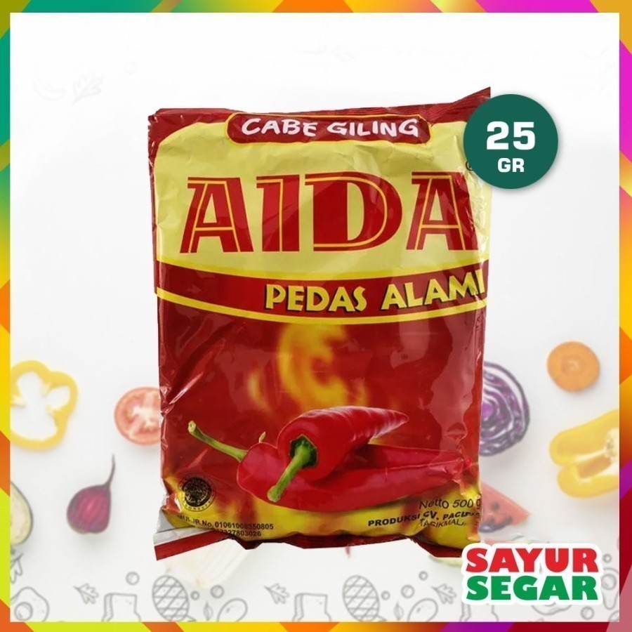 

Aida Cabe Giling [25G] Cabai Bubuk Kemasan