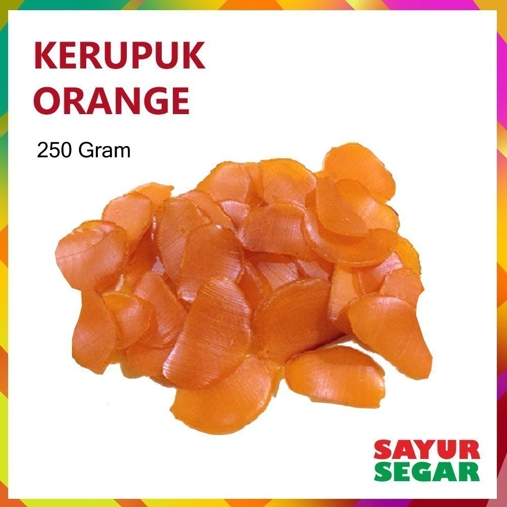 

Kerupuk Orange - Mentah [250G]