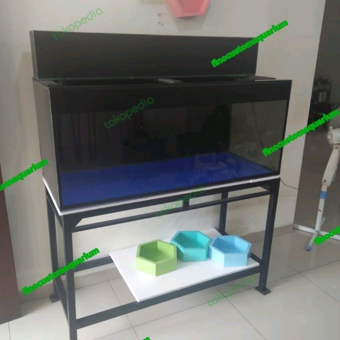 Aquarium kaca 120x50x50 full 10mm.set
