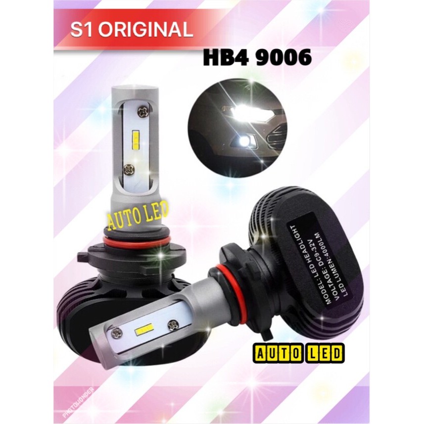 

FREE ONGKIR Lampu Led Mobil HB4 9006 S1 CSP Chips 2 Pcs Sepasang A00244