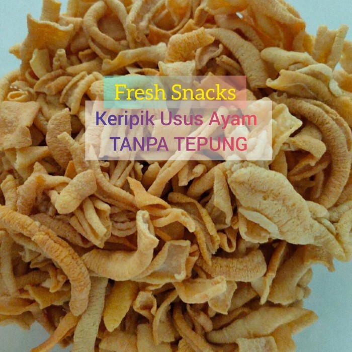 

DISKON KERIPIK USUS AYAM Tanpa Tepung / Kripik Diet Keto FRESH SNACK