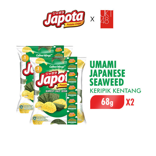 

PRODUK TERBATAS Japota Keripik Kentang Seaweed x 2 pcs