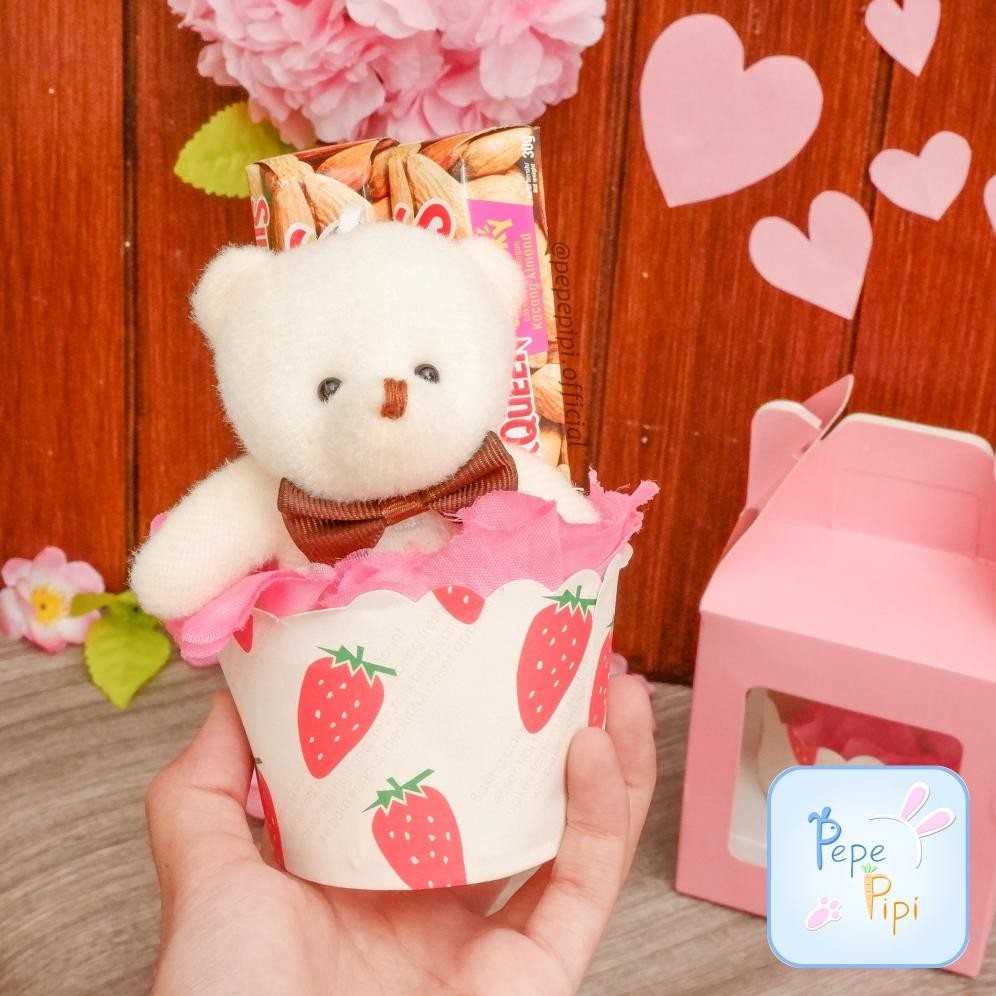 VIRAL Hampers Valentine Box Bingkisan Kado Gift Kado Valentin Set coklat silverqueen kasih sayang lo