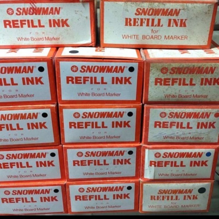 

REFILL SPIDOL SNOWMAN WHITE BOARD PER BOX