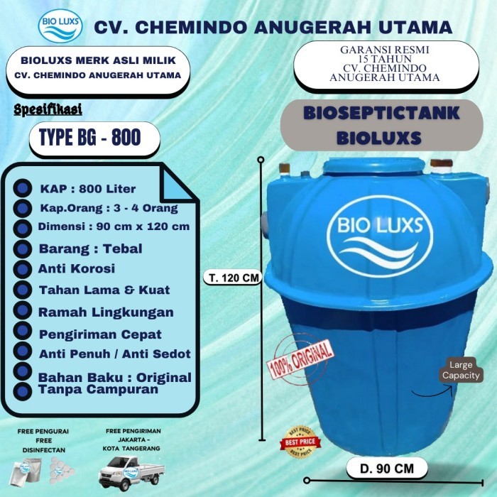 [CCD] - SEPTICTANK BIOTECH, SEPTICTANK, SEPTICTANK BIOLUXS 800 LITER