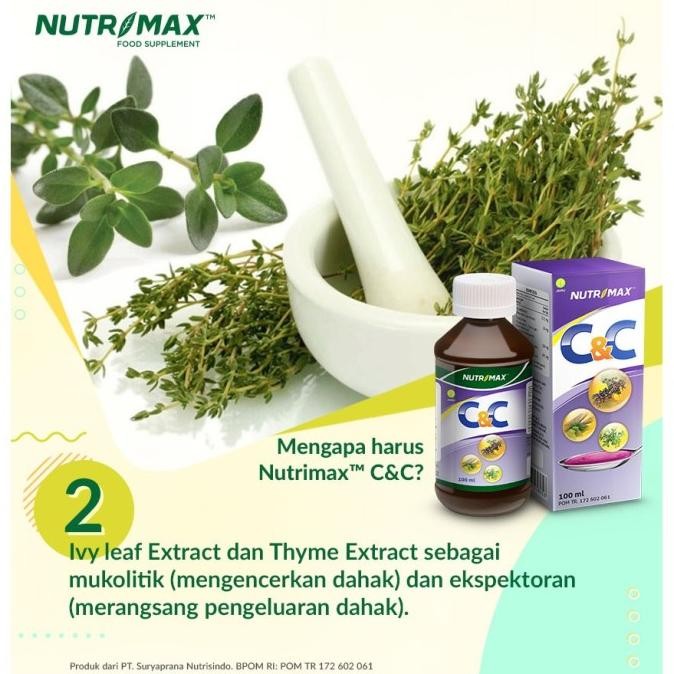 

Nutrimax C&C Cnc Syrup Obat Herbal Sirup Obat Herbal Batuk Pilek Original Dan Terpercaya