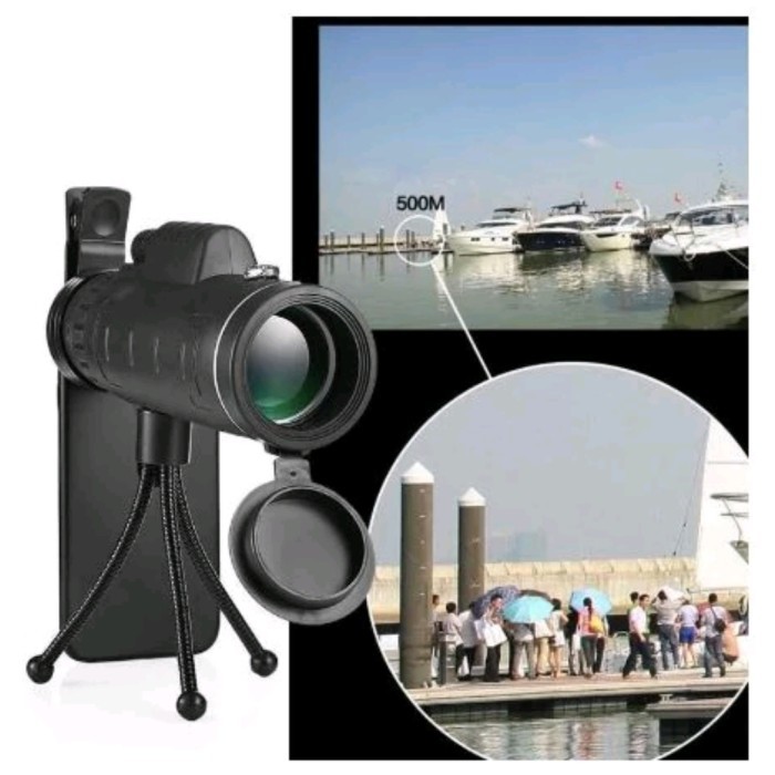 Ready.. Teropong Telescope Monocular Super Zoom 40 X 60 Tripod Kamera Zoom