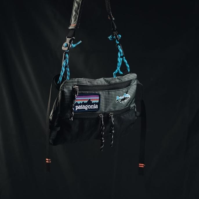 Patagonia Ultralight Zipper Fly Fishing Angler Crossbody Bag Original