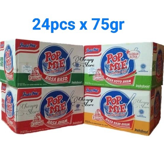 

PROMO / BEST SELLER / Pop Mie Cup All Variant 1dus isi 24pcs NON COD