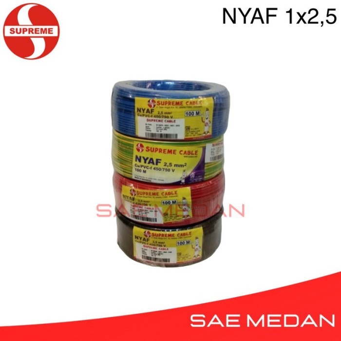 NYAF 2,5 Supreme Kabel NYAF 2.5 mm-100mtr