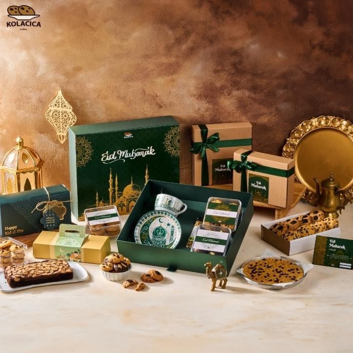 

Super Murah!, Hampers Lebaran Premium Kolacica Cookies Fitri Hard Box Eid Mubarak
