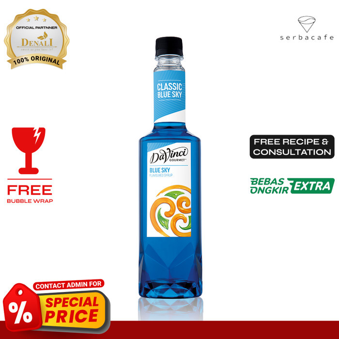 

Davinci Syrup Blue Sky Original (750 ml)