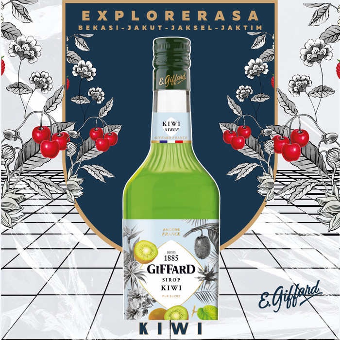 

Giffard syrup Kiwi flavour 1L Sirup giffard Kiwi 1liter