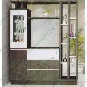 Lemari Divider Sekat Penghalang Ruangan Kaca Siantano Equity 160 Dv 02