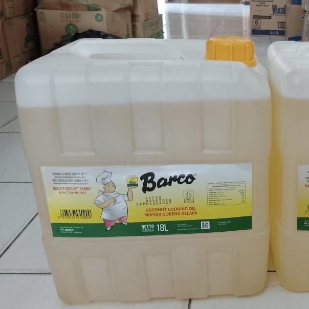 

barco minyak goreng kelapa 18l