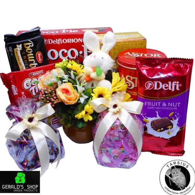 

Terlaris, Parcel Spring Bunny Deluxe / Hamper / Ulang Tahun / Wisuda / Lebaran