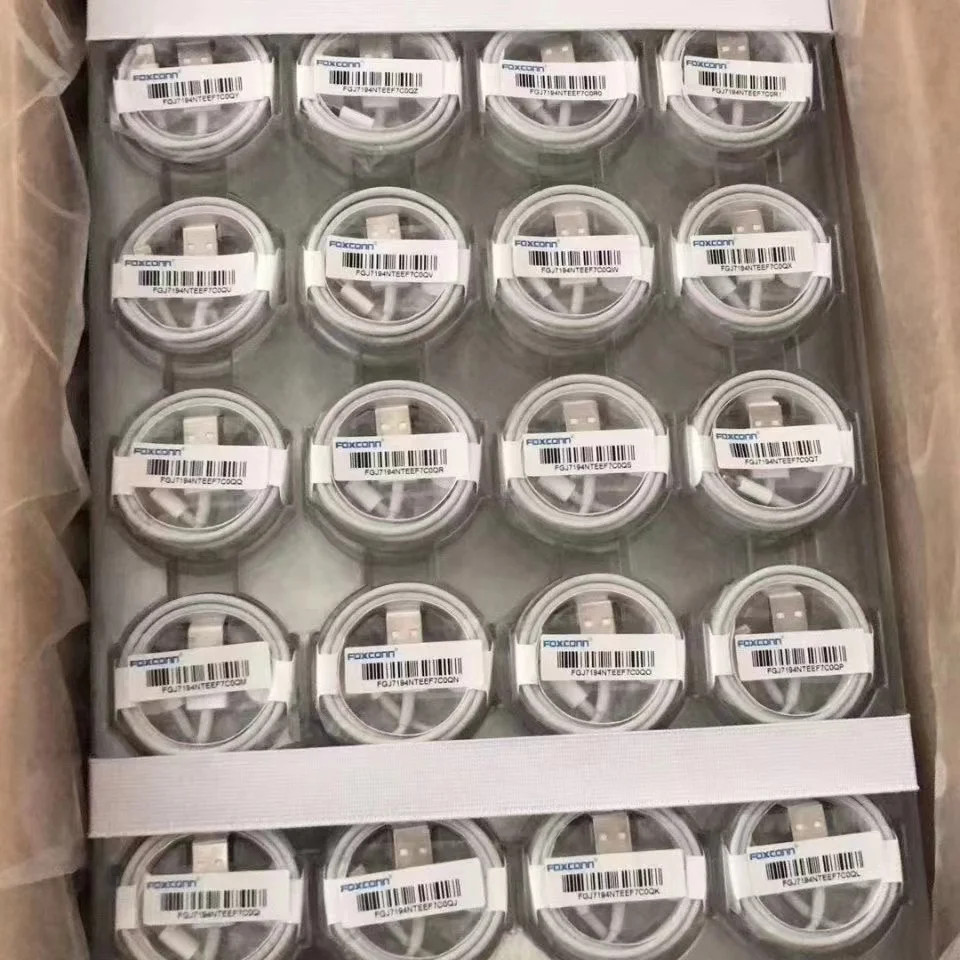 MEWO 20pcs/10pcs lot E75 Cable Cord 1m/3ft from Foxconn Chip Data USB charger Cable For Phone14 13 p