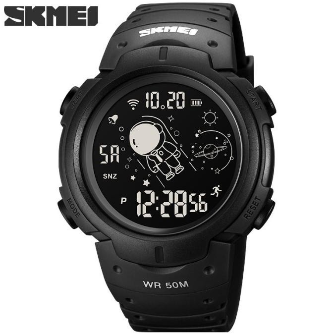 Jam Tangan Astronot Skmei 1820 Water Resist 5 Atm Led Original Skmei