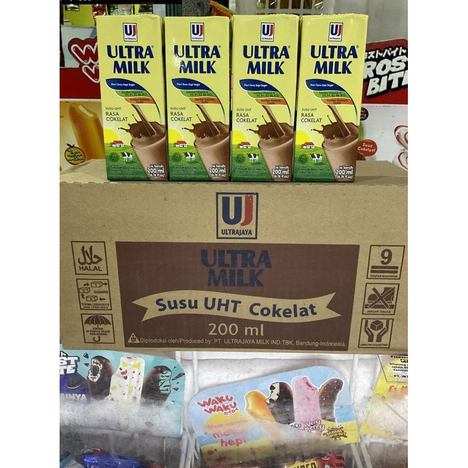 

PROMO / Ultra milk cokelat 200ml dus isi 24 pcs NON COD