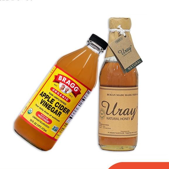 

Bunding Bragg Organic Cider Vinegar 473 Ml Madu Uray 450 Gr