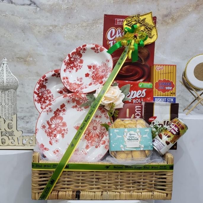 

Super Murah!, Paket Dekorasi Lebaran Idul Fitri Hampers Parcel Hadiah Kue Kering 035