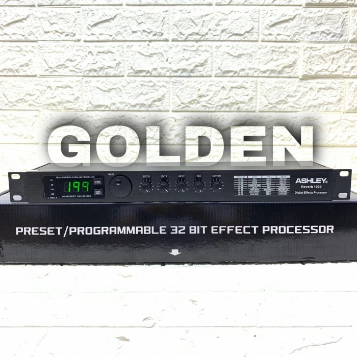 Effect Vokal Ashley Reverb 1000 Original